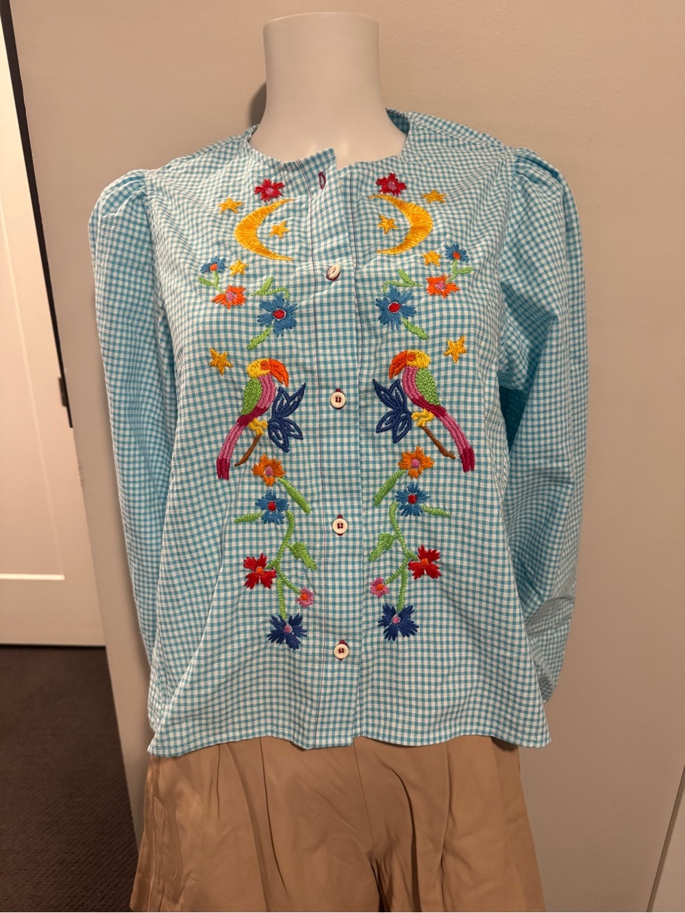 Susanna Blu Primula Shirt - NWT!